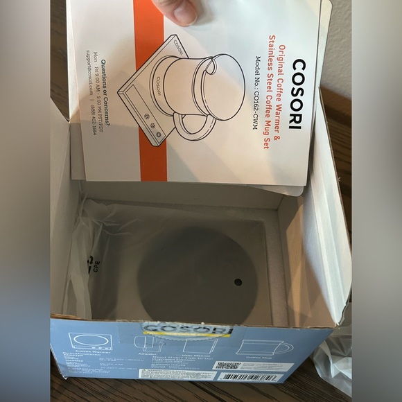 NWT…Coffee Mug Warmer & Stainless Mug - Picture 9 of 10